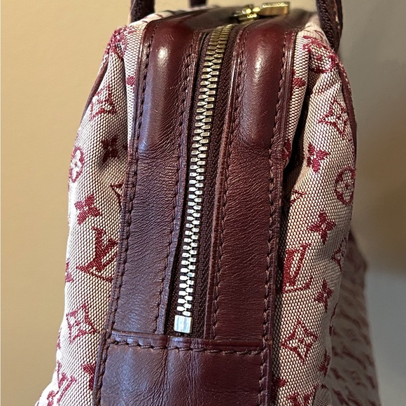 Authentic Louis Vuitton Josephine PM Bordeaux  Mini Lin - Picture 5 of 17